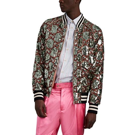 gucci silver bomber jacket replica